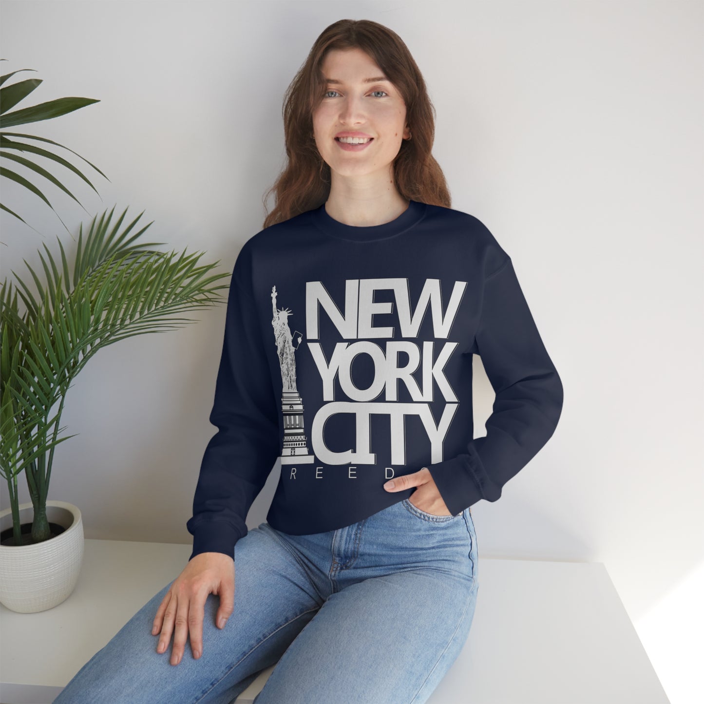 NYC Freedom Tee Crewneck Sweatshirt