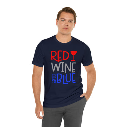 Red Wine Blue T-Shirt