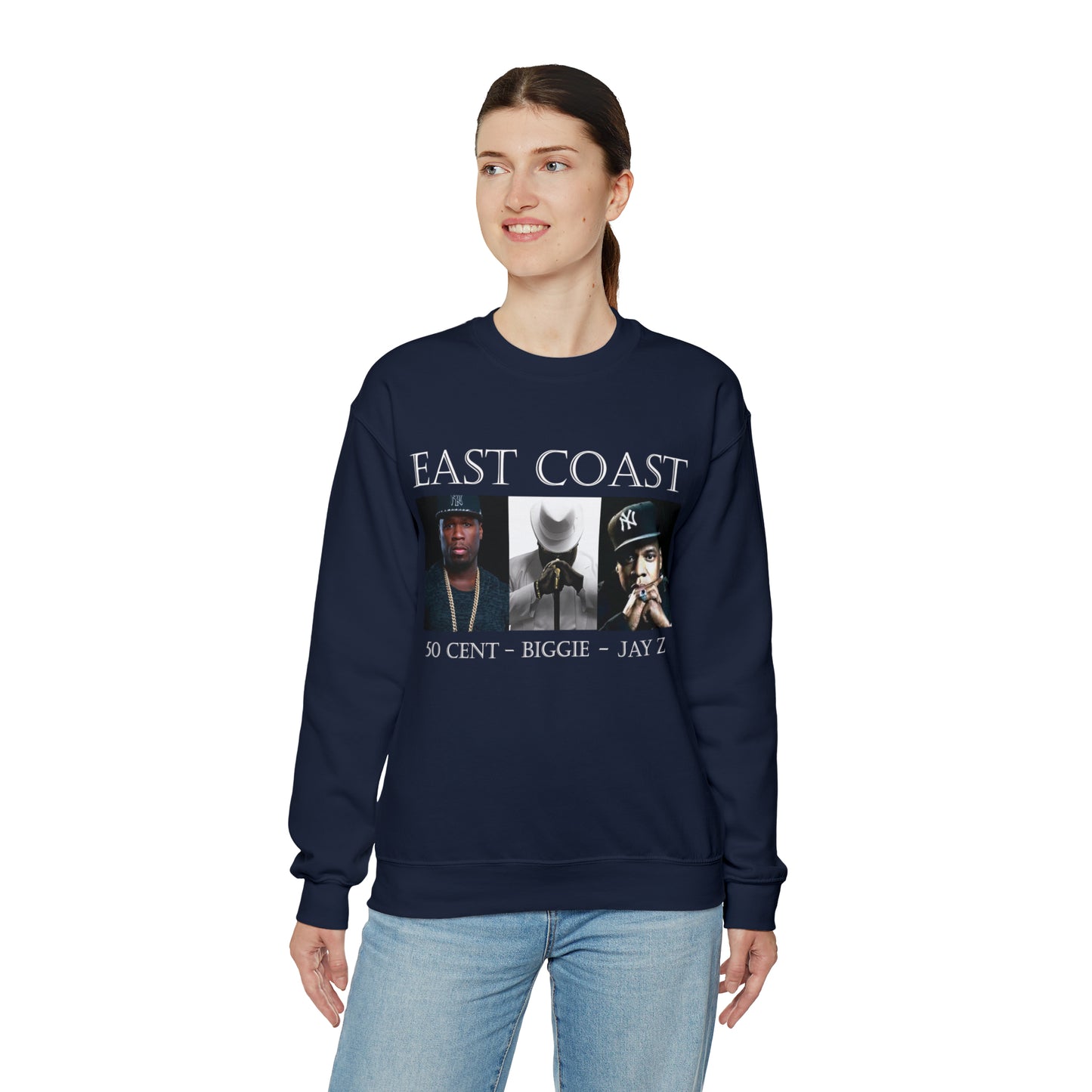 East Coast rappers Crewneck Sweatshirt