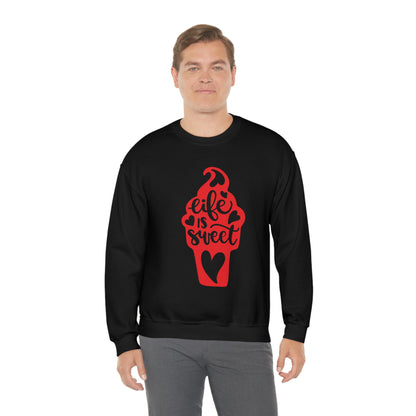 Life_is_sweet Crewneck Sweatshirt