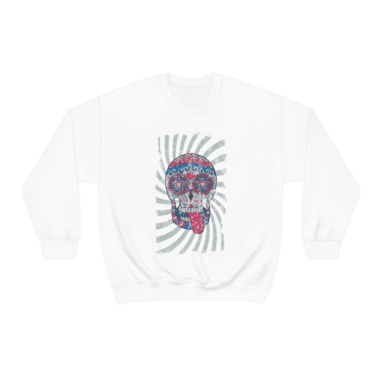 Hippie Skull Crewneck Sweatshirt