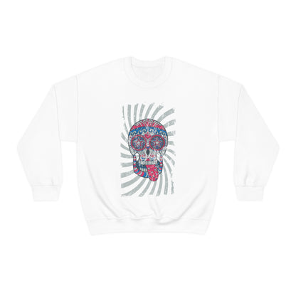 Hippie Skull Crewneck Sweatshirt