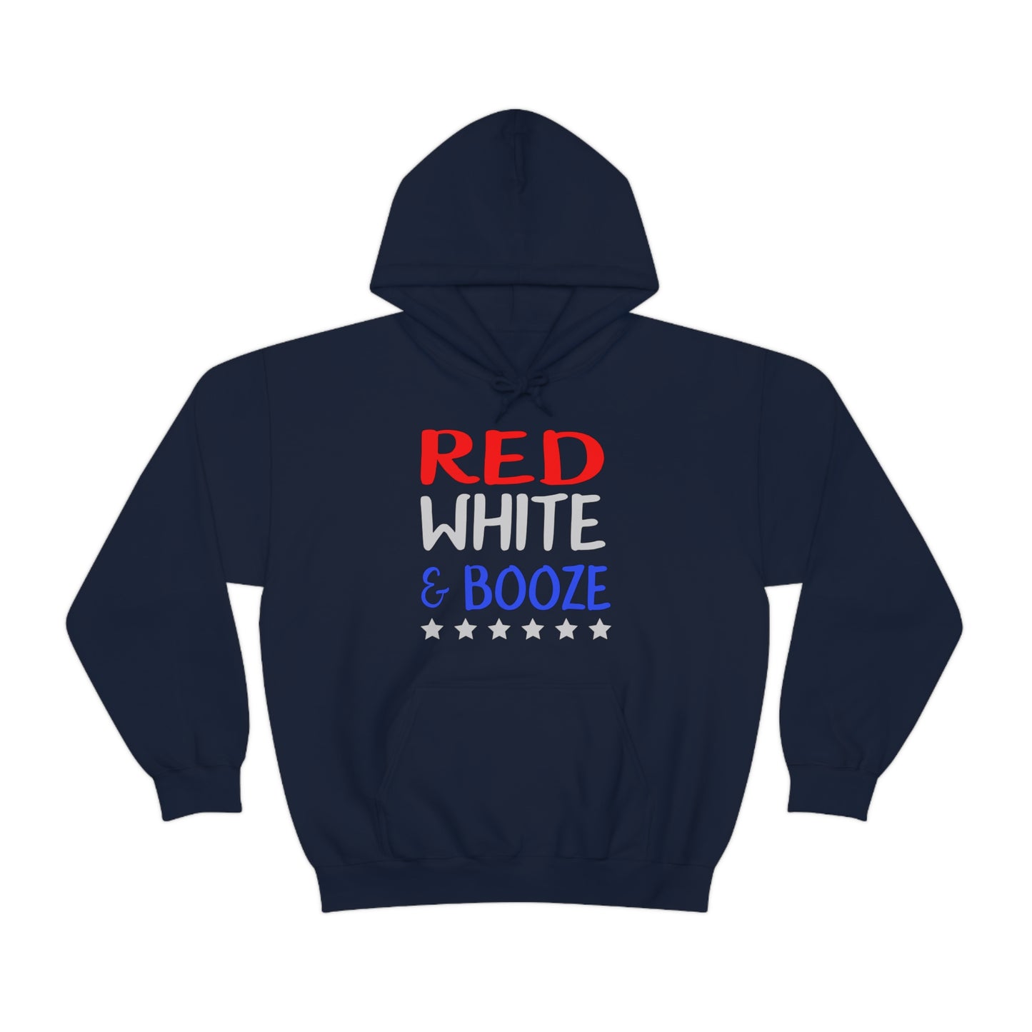 Red  White Booze Hoodie