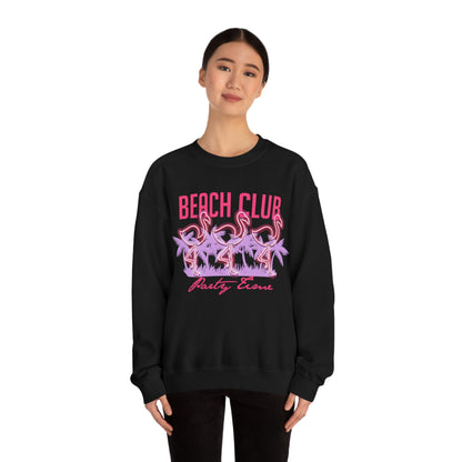 Beach Club Party Time Crewneck Sweatshirt