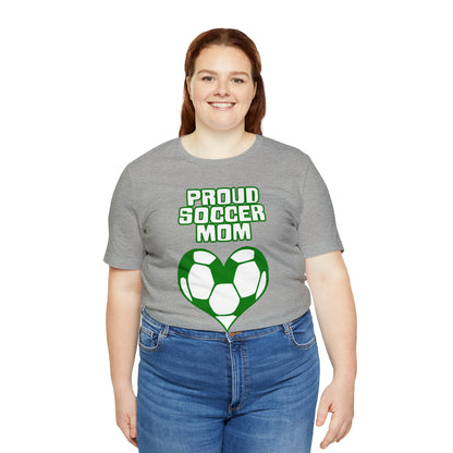 Proud -soccer-mom Heart T-Shirt