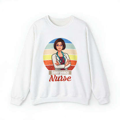 Emergency Nurse Crewneck Sweatshirt