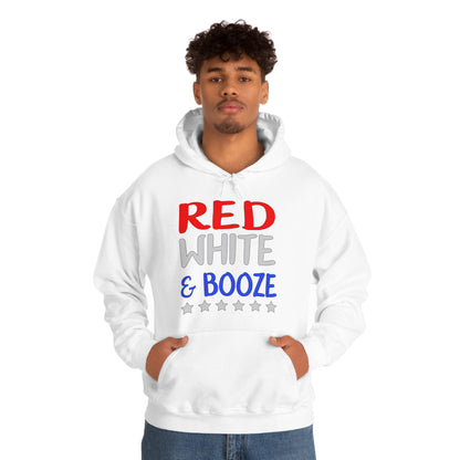 Red  White Booze Hoodie