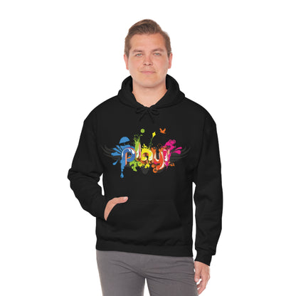 Play colorful graffiti Hoodie