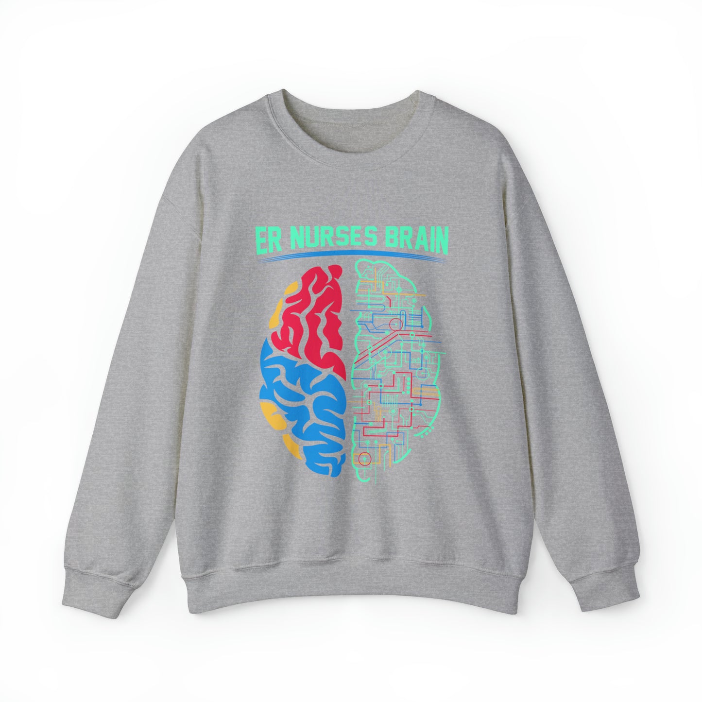 Nurses brain Crewneck Sweatshirt