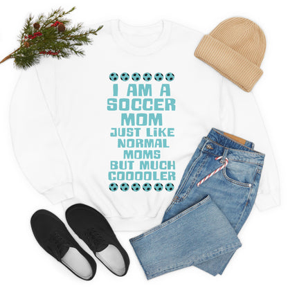 Cooler soccer mom Crewneck Sweatshirt