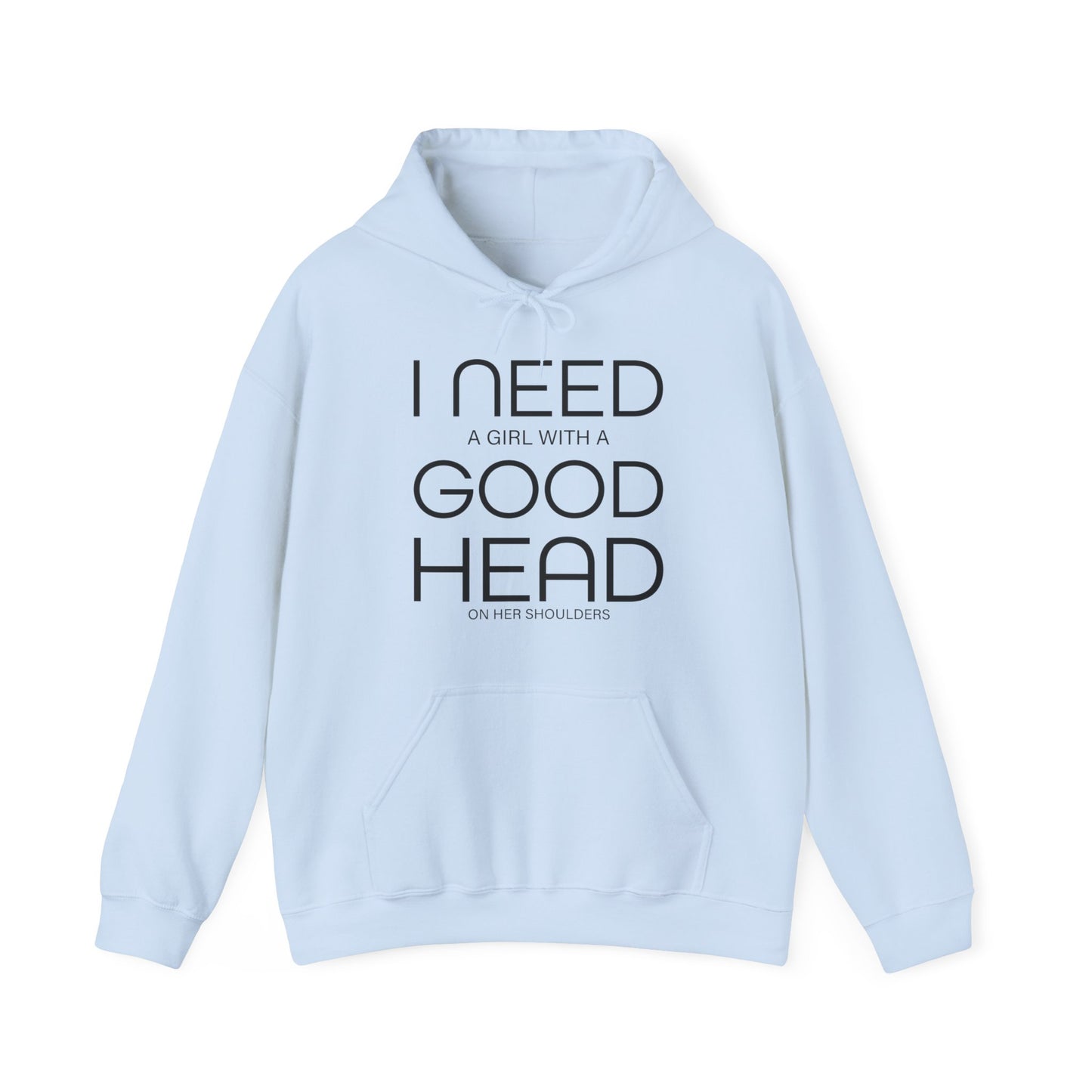 Girl with a good head on her shoulders Hoodie