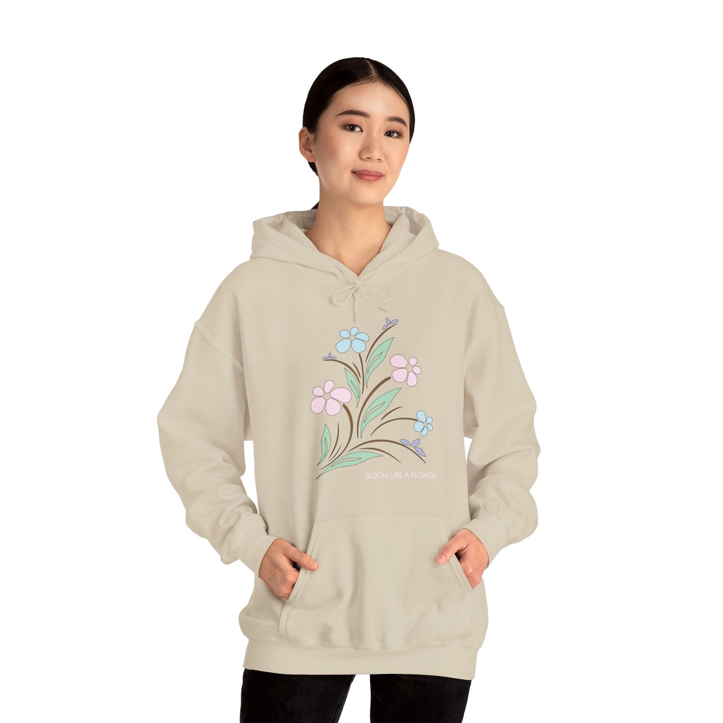 Bloom like a flower Hoodie