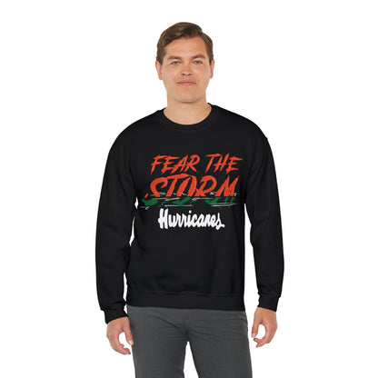 Fear the storm Hurricanes Crewneck Sweatshirt