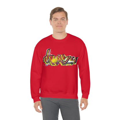 Crazy graffiti Crewneck Sweatshirt