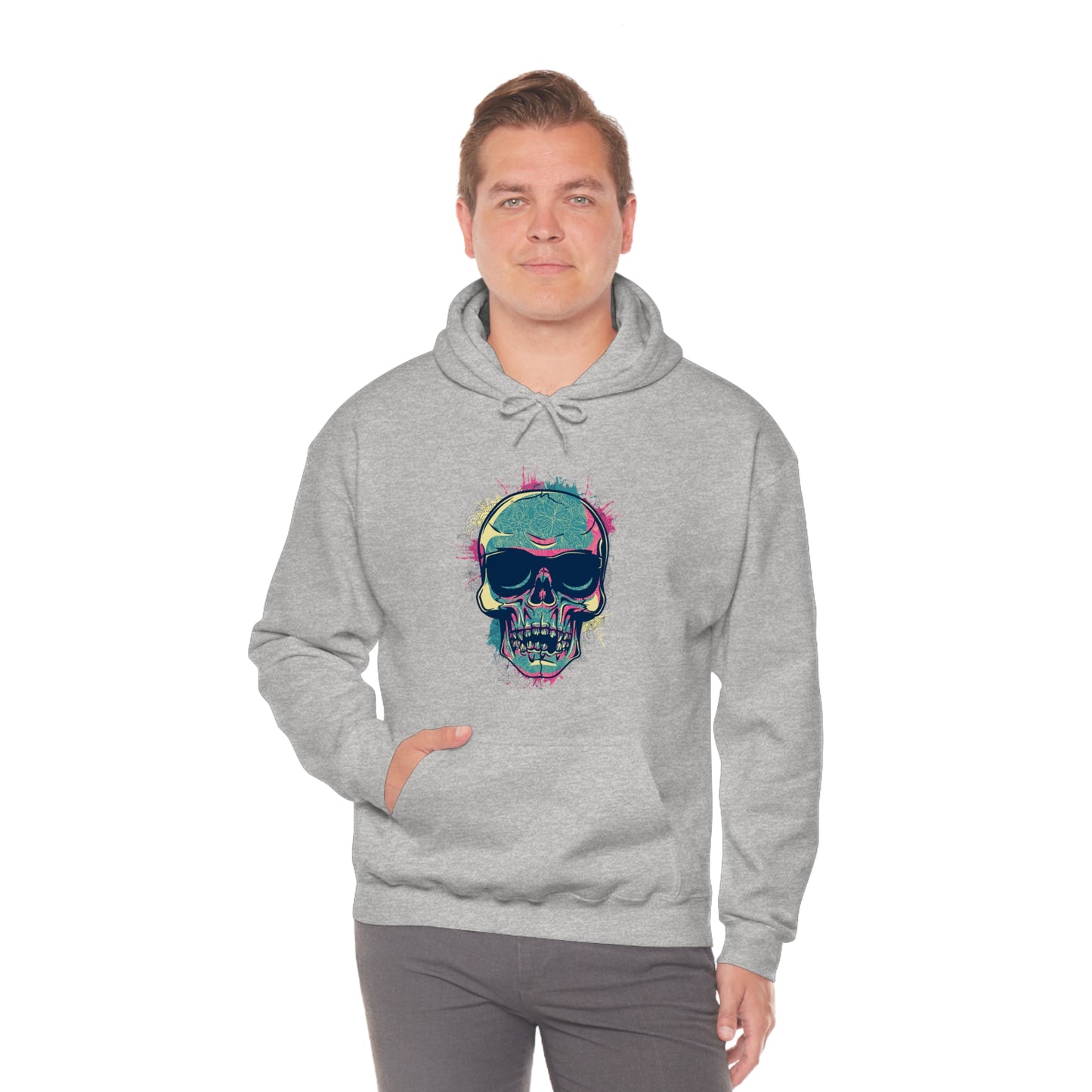 South Beach Skull Hoodie