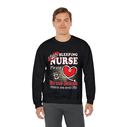 Sleeping nurse Crewneck Sweatshirt