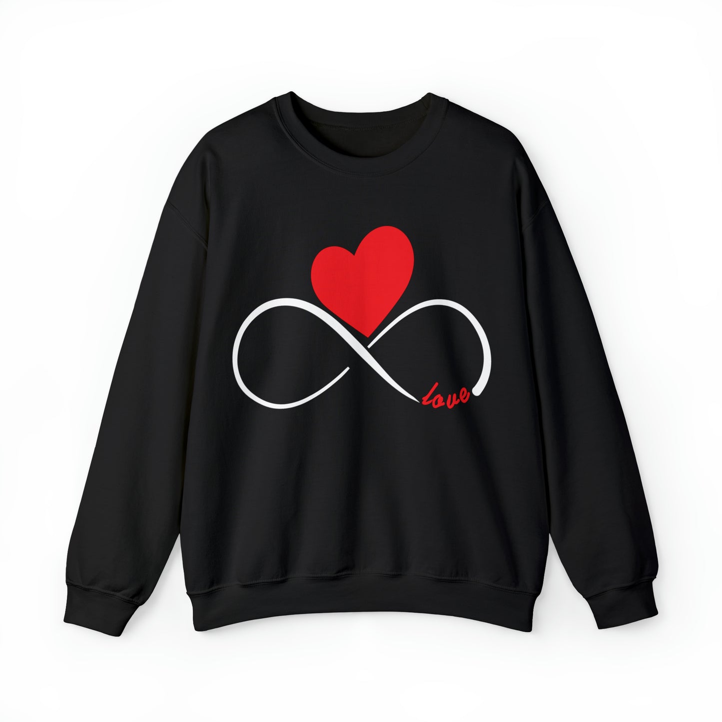 Love Infinity Heart Crewneck Sweatshirt