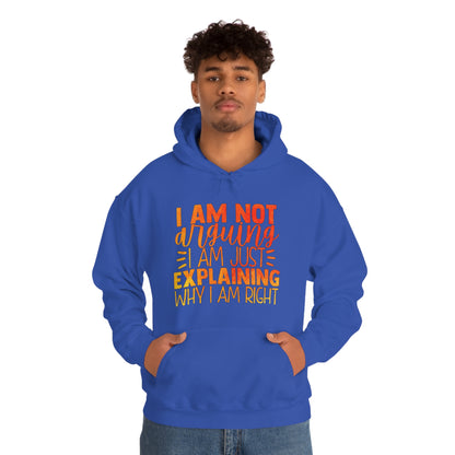 I Am Not Arguing I Am Just Explaining Why I Am Right Hoodie