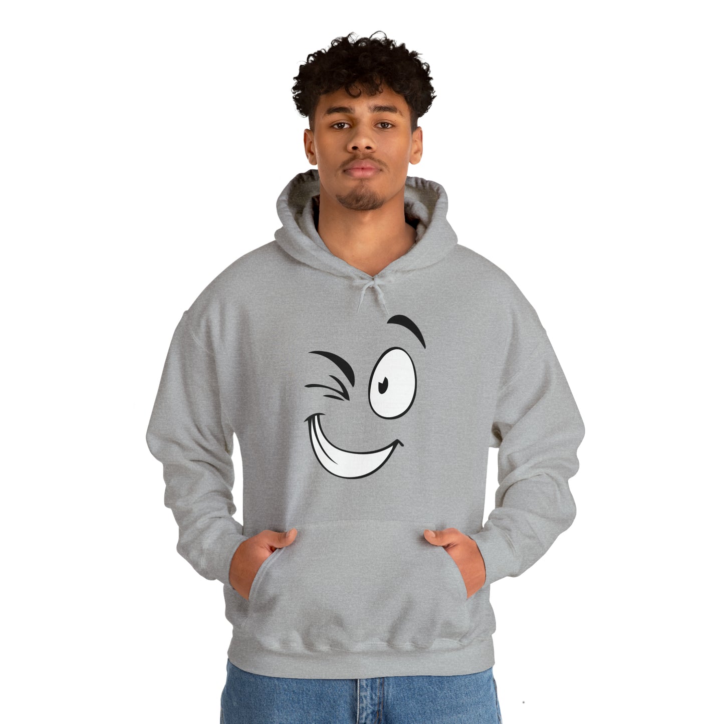 Winked eye face Hoodie