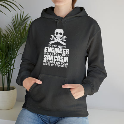 My level of sarcasm depends on you Hoodie