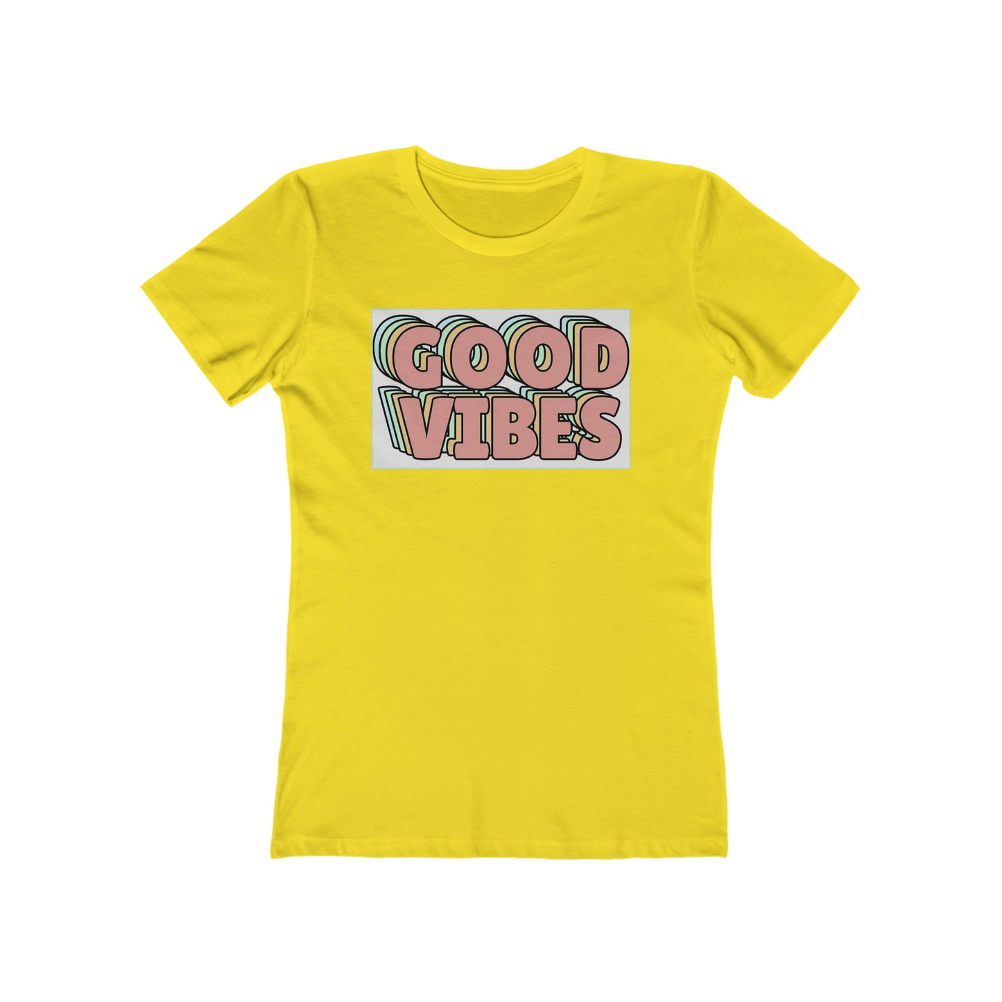 Good Vibes 3D Woman Tee shirt