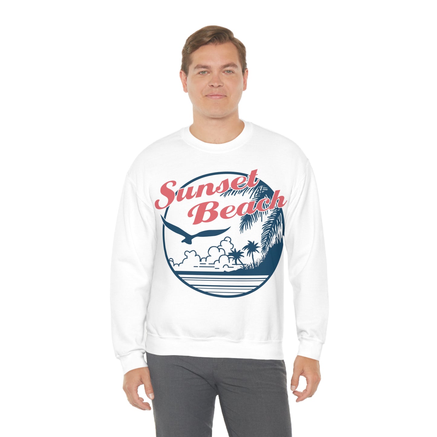 Sunset Beach Crewneck Sweatshirt