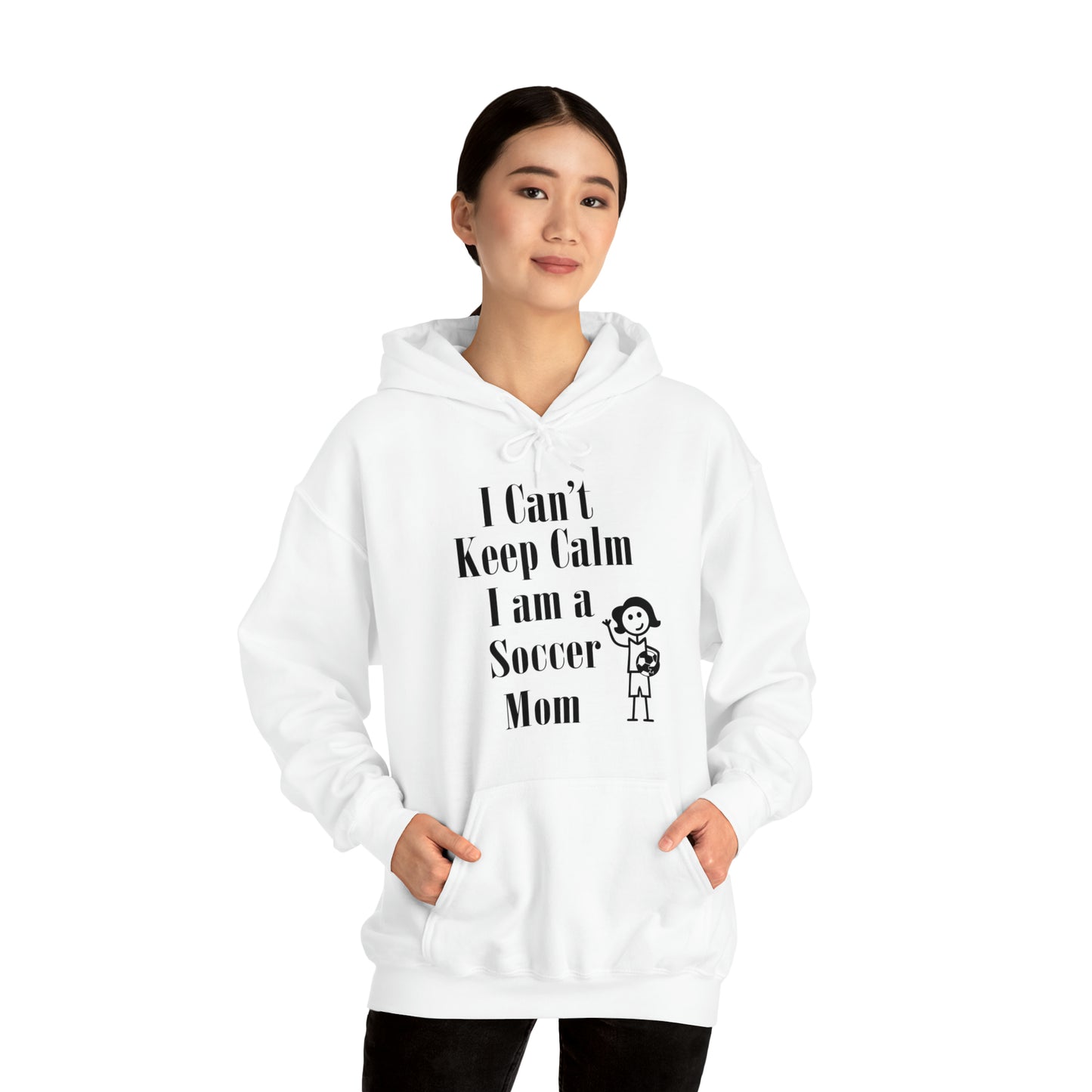 I can't keep calm I'm a soccer mom Hoodie