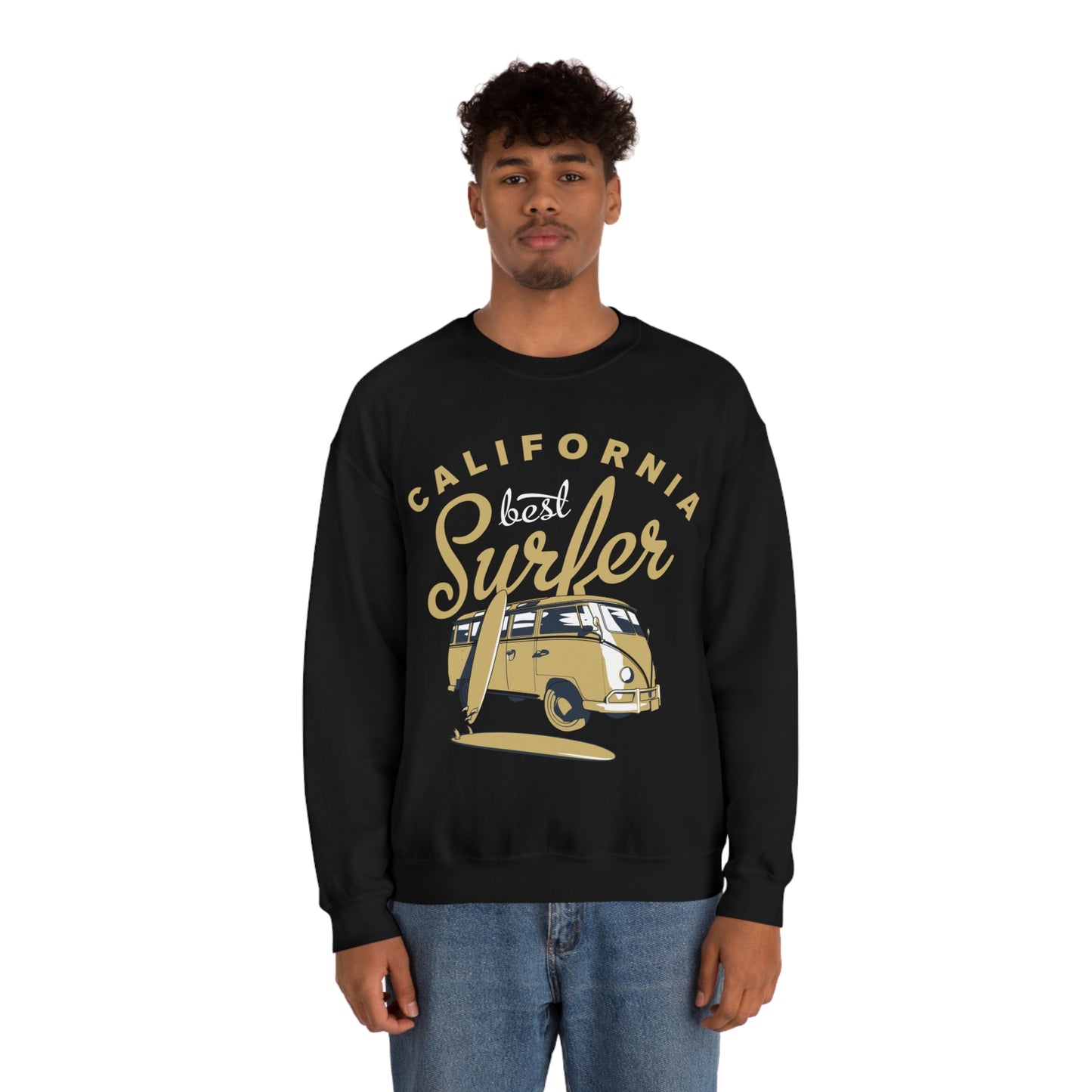 California-Best surfer Crewneck Sweatshirt