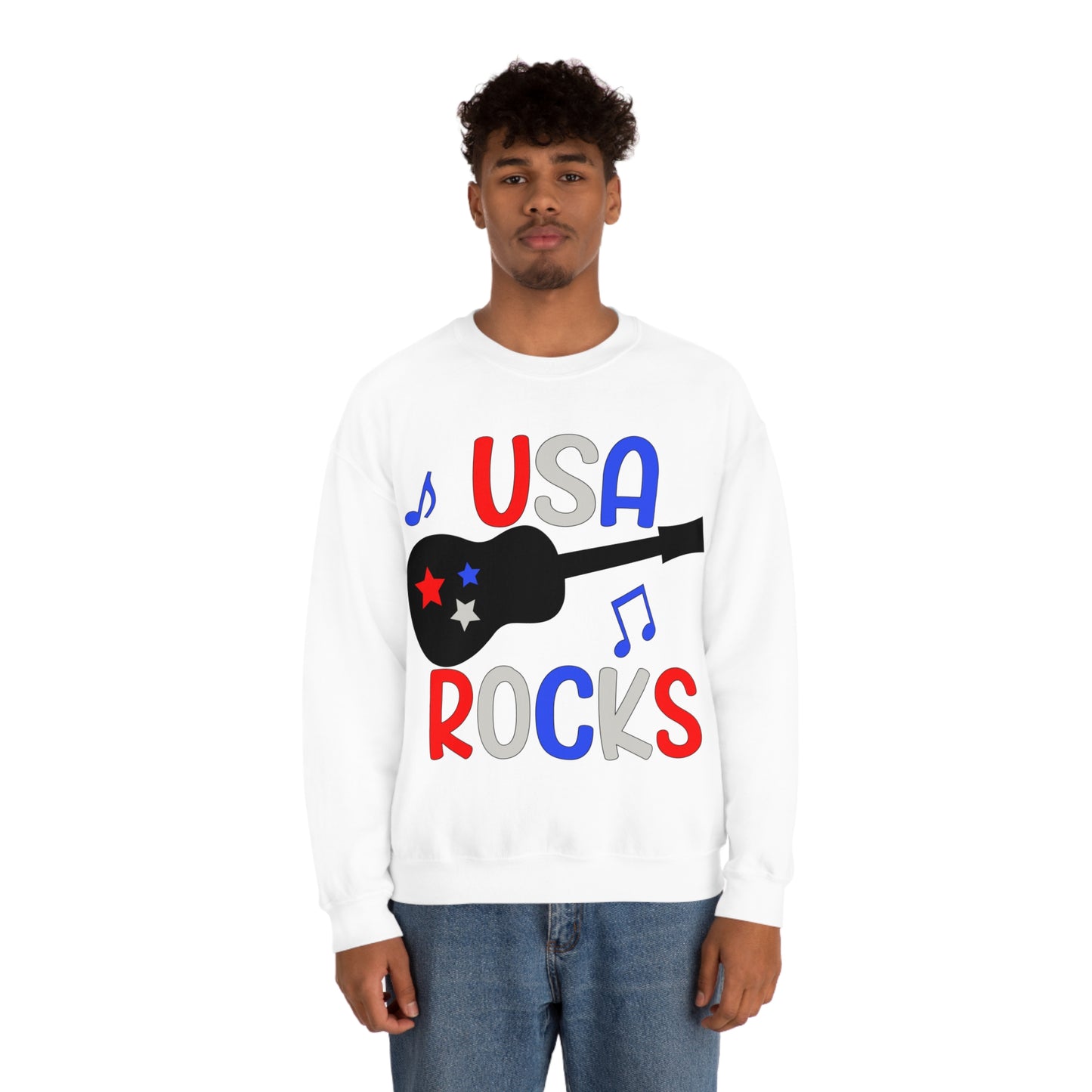 USA-Rocks Crewneck Sweatshirt