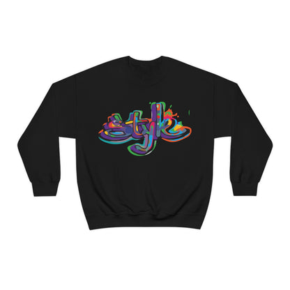 Graffiti style in colors Crewneck Sweatshirt