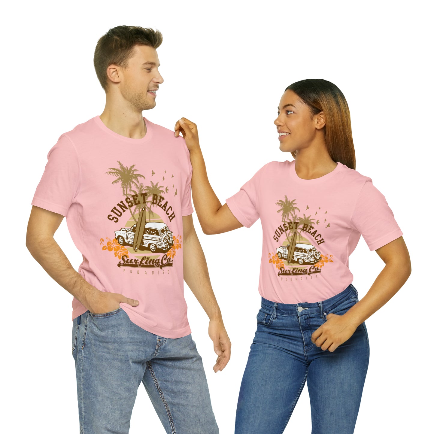 Sunset Beach Surfing Paradise T-Shirt