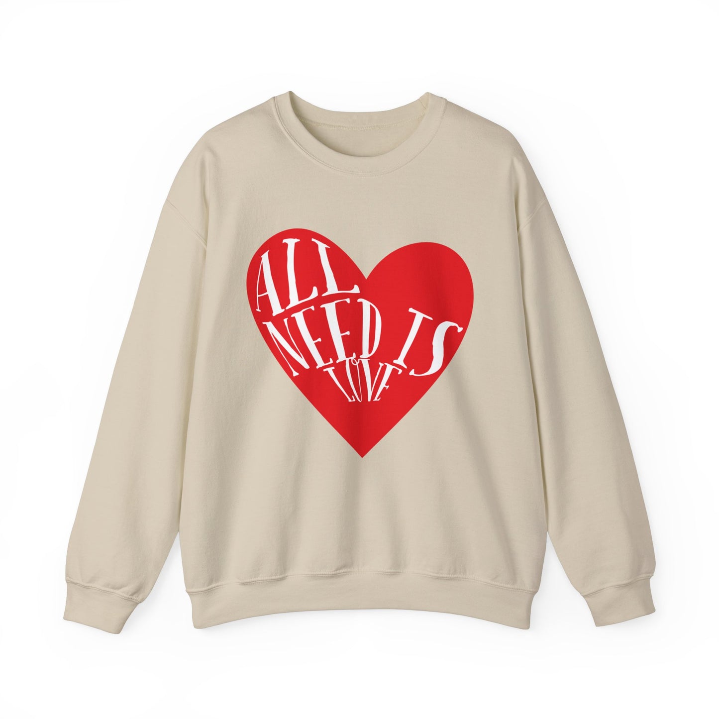 All-You-Need-Is-Love Crewneck Sweatshirt