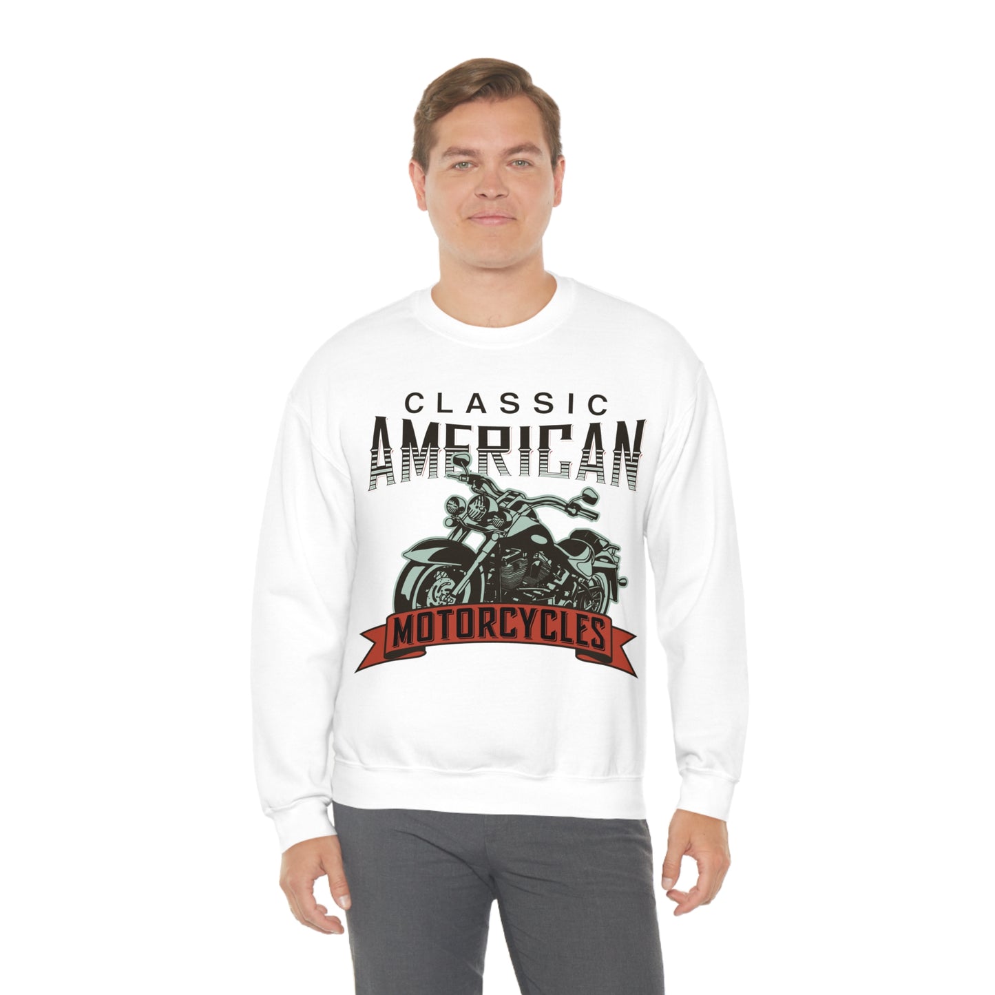 Classic American motorcycles Crewneck Sweatshirt