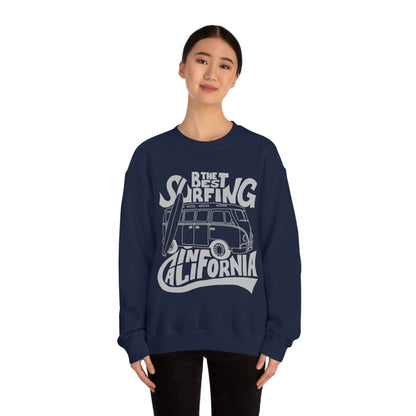 California Best Surfing Crewneck Sweatshirt