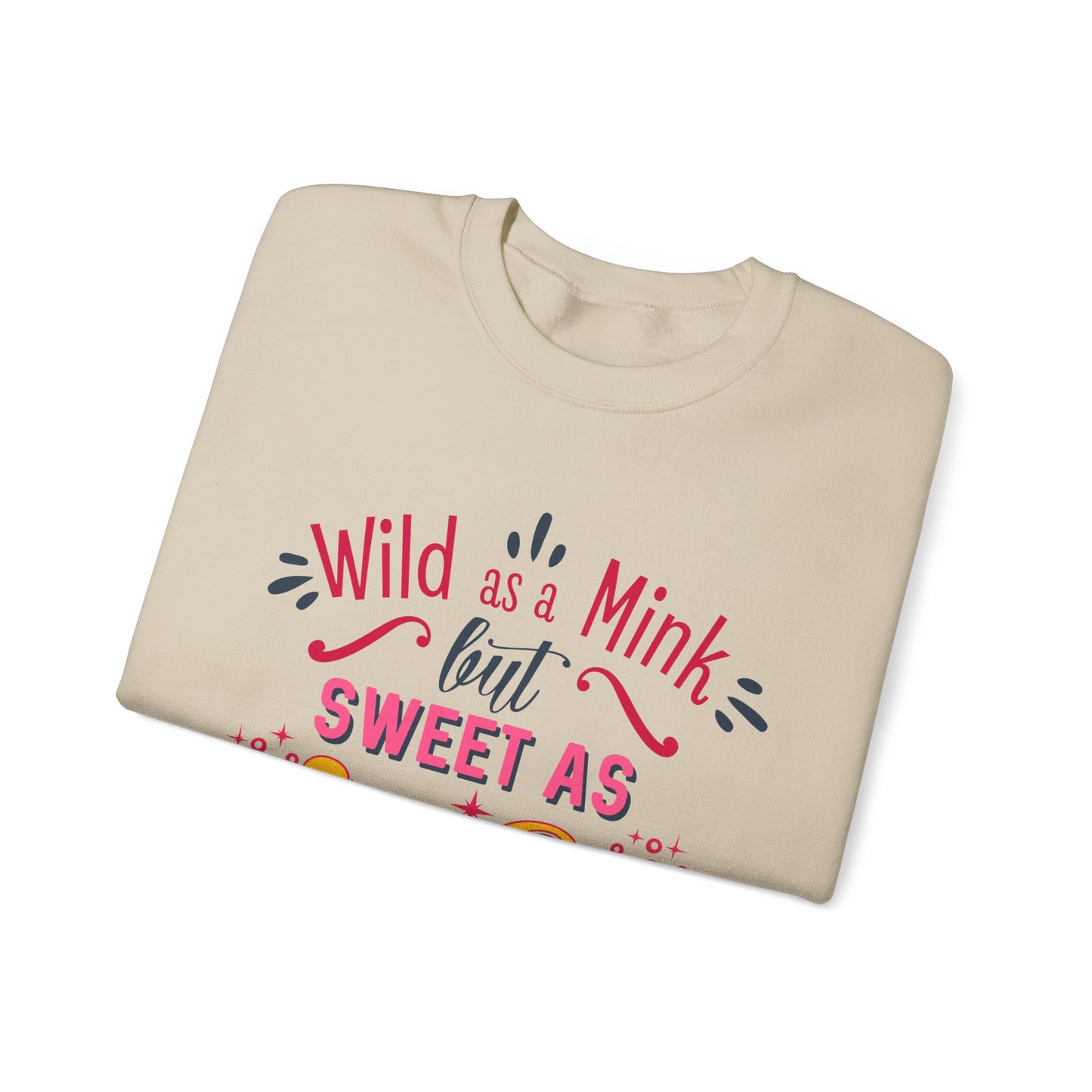 Wild as a MINK Cut Files Crewneck Sweatshirt