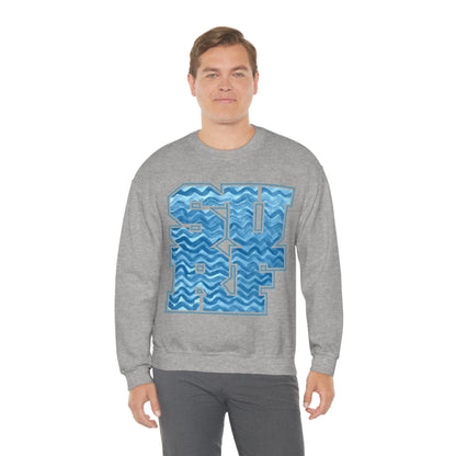 Surf Wavy Crewneck Sweatshirt