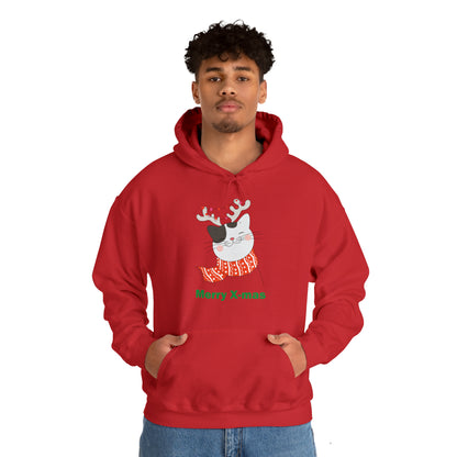 Merry X-mas cat Hoodie