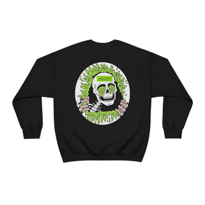 Creepy Skeleton Crewneck Sweatshirt