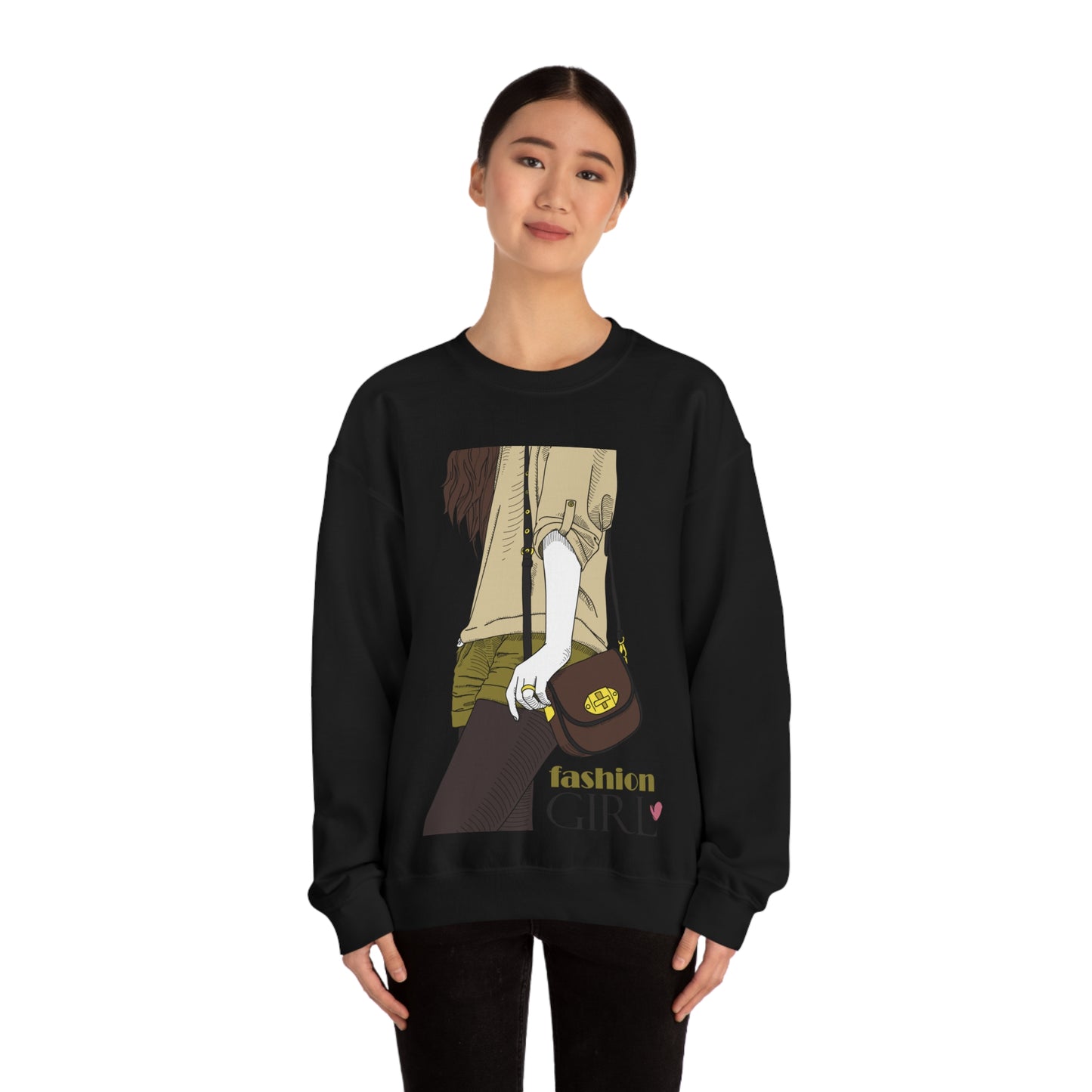 Fashion girl Crewneck Sweatshirt