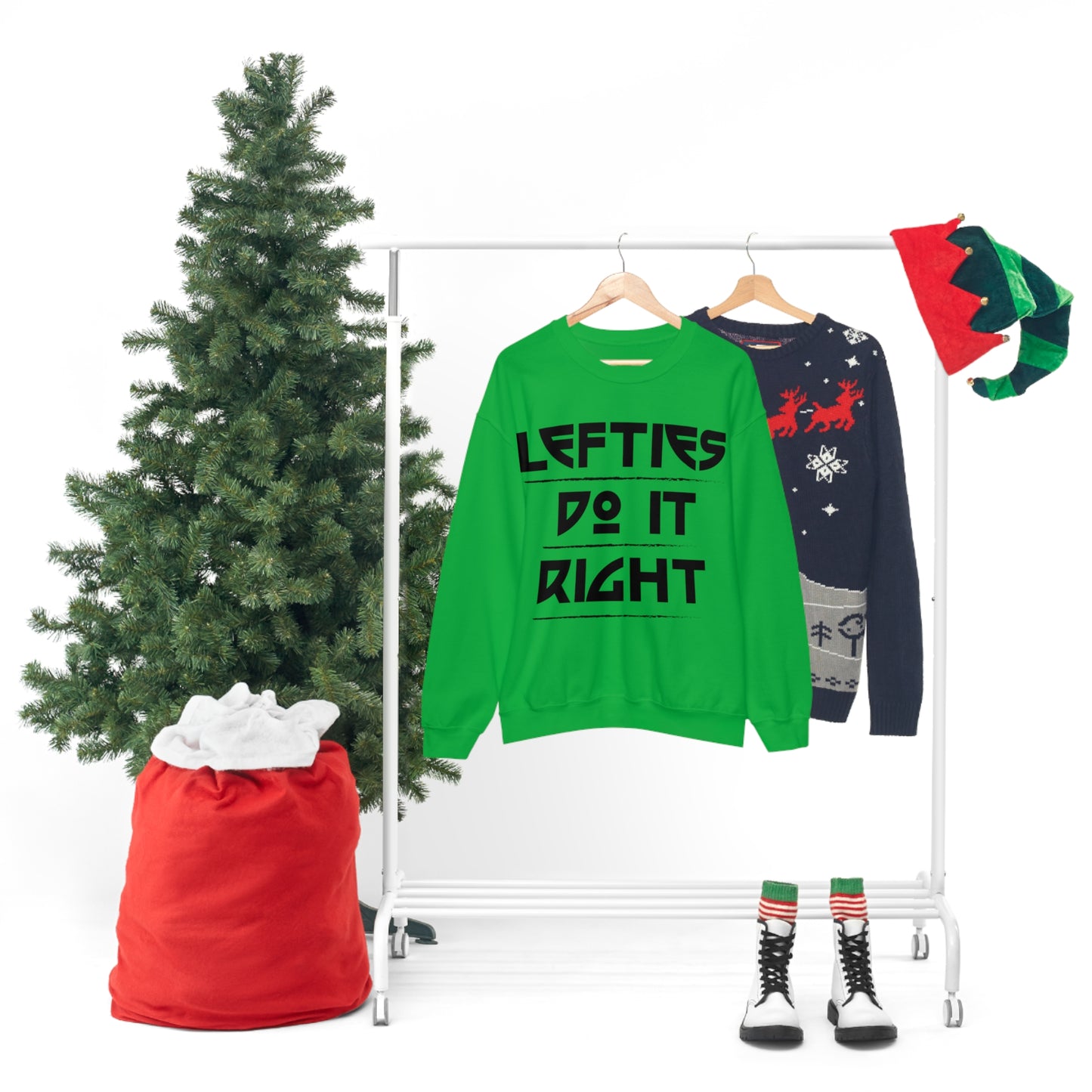 Lefties do it Right Crewneck Sweatshirt