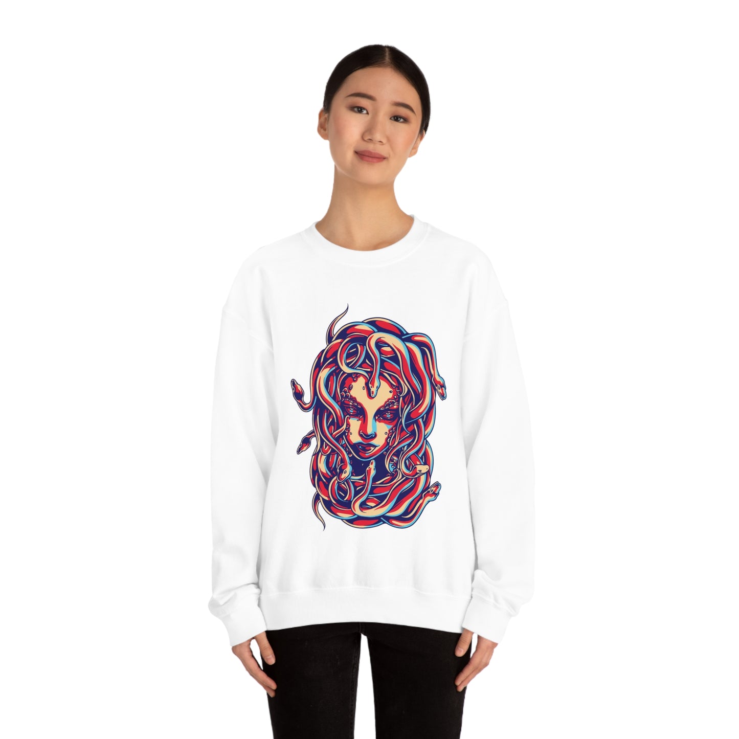 3D Medusa Crewneck Sweatshirt