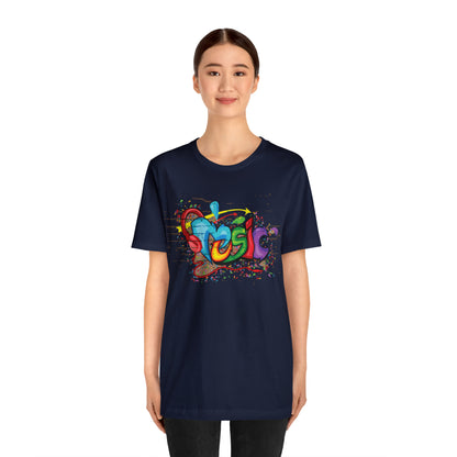 Music colorful graffiti T-Shirt