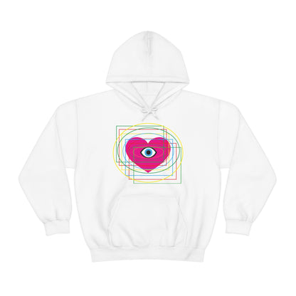 Eye Love in all dimension Hoodie