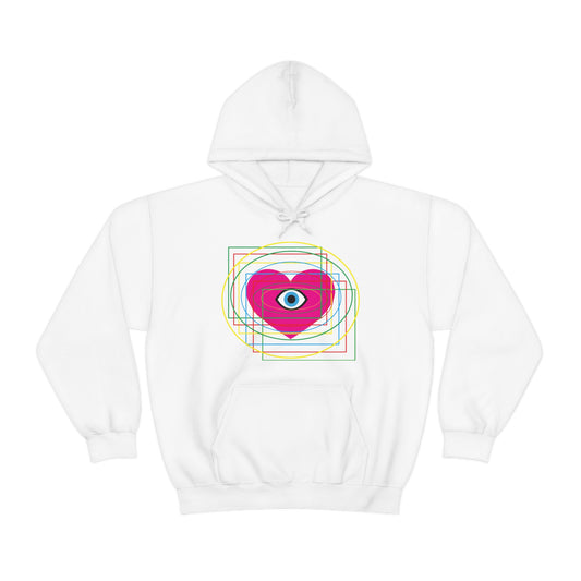 Eye Love in all dimension Hoodie