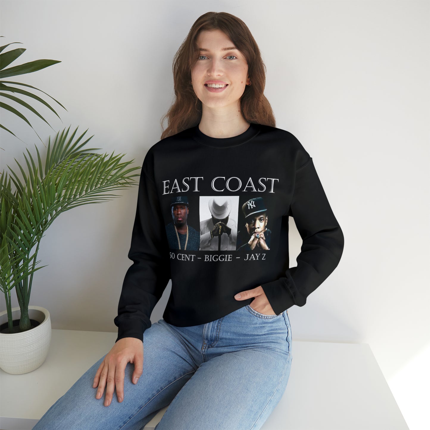 East Coast rappers Crewneck Sweatshirt