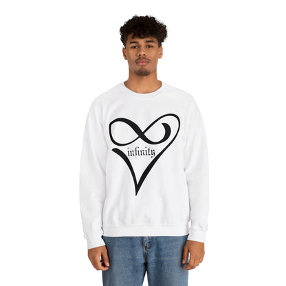 Infinity Heart symbol Crewneck Sweatshirt