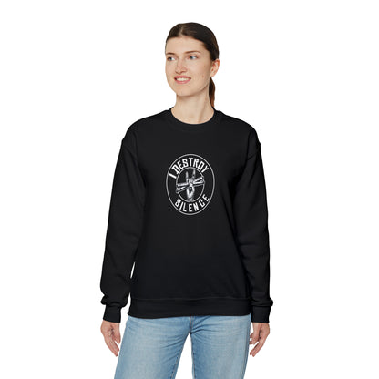 I destroy silence Crewneck Sweatshirt