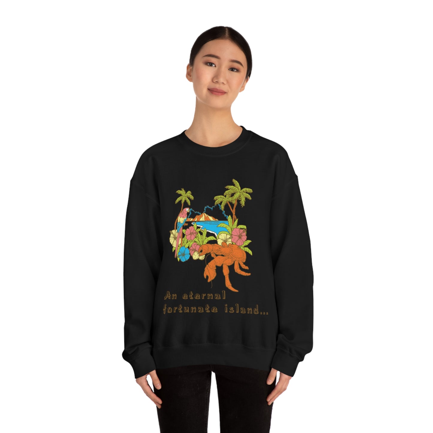 An Eternal Island Crewneck Sweatshirt