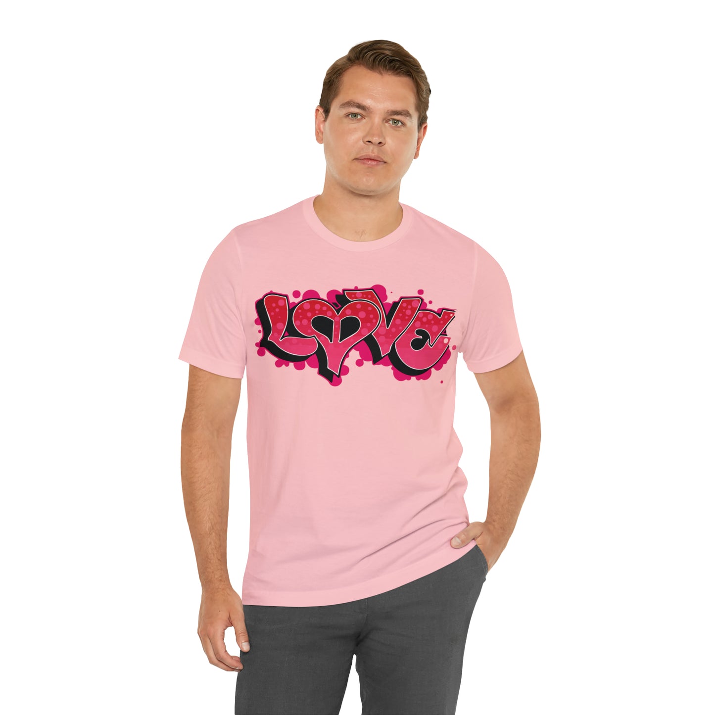 Peace and Love graffiti T-Shirt