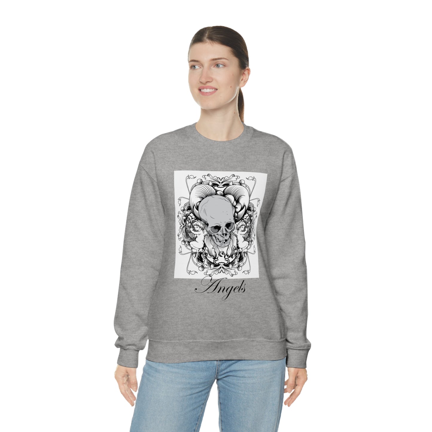 Angels are Always Around Crewneck Sweatshirt